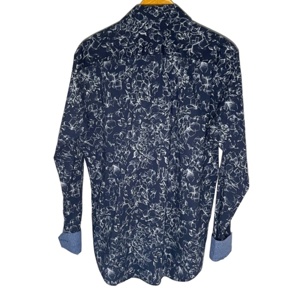 Bugatchi Uomo Shaped Fit Long Sleeve Shirt M - Picture 2 of 4